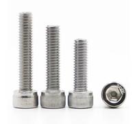 AYYSSM 2-50 Uds 304 Hexagonal de Acero Inoxidable Tapa Hexagonal Tornillo de Cabeza Allen Tornillo M1.4 M1.6 M2 M2.5 M3 M4 M5 M6 M8 M10(16mm,M1.4 50pcs)