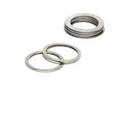 AYYSSM Arandela Plana Ultrafina de Acero Inoxidable 304 M1,5 M2 M3 M3,5 M4 M5, cuña de Ajuste Ultrafina, Junta Lisa de 0,1/0,2/0,3/0,5 mm(M1.5x4x0.1 (100PCS))