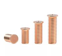 AYYSSM Pernos roscados for soldar for Soldadura por Descarga de Condensador Tornillos por Puntos Clavos revestidos de Cobre(12mm,M4 (50Pcs))