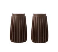 Ayztantine 2/4 Piezas de Almohadillas Elevadoras for Patas de Muebles, estabilizadores de Cama, topes for cabecero, elevadores de Cama, Altura Ajustable Elevador Patas Mesa(2Pc Brown 10-13cm)