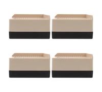 Ayztantine 4 elevadores de Altura de Cama for Silla, elevadores de Escritorio, elevadores Beige for Oficina Elevador Patas Mesa