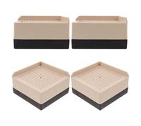 Ayztantine 4 elevadores de colchón for Cama, elevadores de Escritorio, Bloques de elevación Ajustables for Monitor de computadora, Soporte for Patas de elevación Elevador Patas Mesa