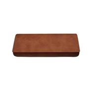 Ayztantine Funda de Gafas Blanda de Cuero Hard-shell Spectacle Case Men Women Glasses PU Leather Portable Anti-extrusion Sunglasses Storage Box Folding Eyewear Pouch(Brown)