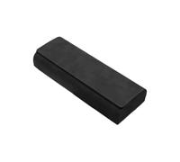 Ayztantine Funda de Gafas Blanda de Cuero Hard-shell Spectacle Case Men Women Glasses PU Leather Portable Anti-extrusion Sunglasses Storage Box Folding Eyewear Pouch(Black)