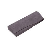 Ayztantine Funda de Gafas Blanda de Cuero Hard-shell Spectacle Case Men Women Glasses PU Leather Portable Anti-extrusion Sunglasses Storage Box Folding Eyewear Pouch(Dark grey)