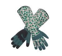 Ayztantine Guantes largos de jardinería for mujer, resistentes a las espinas, for podar rosas y for hombre, con pantalla táctil, transpirables Guantes de Jardinería(XL)