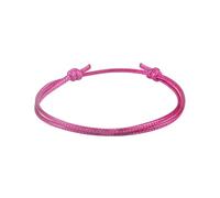 Ayztantine Pulsera Trenzada 100 pulseras de cordón trenzado ajustables poliéster encerado medio acabado for mujeres y hombres(Rose Red)