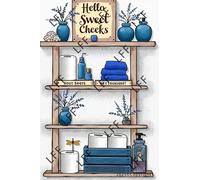 AYZYSMBM Letrero de metal retro con texto en inglés "Hello Sweet Cheels, Please Sear Yourself Home Bar Shop Decoration" (8 x 12 pulgadas)
