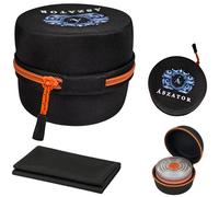 Áz ÁSZATOR Funda Baliza V16 DGT PREMIUM + Gamuza Microfibra Limpieza, Funda Semirrigida Universal, Estuche para Baliza V16 de EVA con Cremallera Alta Visibilidad, Resistente a Golpes, Polvo y Agua