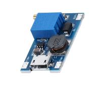 AZ-Delivery 2A DC-DC Boost Step-Up Convertidor, MicroUSB - Regulador de voltaje universal, 2V-24V a 5V-28V, para MT3608 - Convertidor de voltaje ideal y estabilizador de voltaje para múltiples
