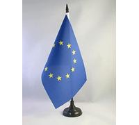 BANDERA de MESA de EUROPA 21x14cm - BANDERINA de DESPACHO UNION EUROPEA - UU.EE 14 x 21 cm - AZ FLAG