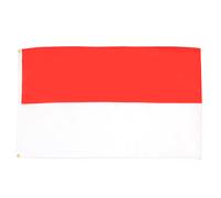 AZ FLAG - Bandera de Mσnaco - 2x3 pies - Poliιster ligero monegasco - Estandarte monegasco con dos ojales de latσn - Resistente a la decoloraciσn