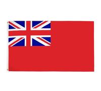 AZ FLAG - Bandera Reino Unido Red Ensign - 90x60 cm - Bandera Pabellón Civil Britanico 100% Poliéster con Ojales de Metal Integrados - 50g - Colores Vivos Y Resistente A La Decoloración