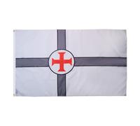 AZ FLAG Bandera Sociedad secreta del Orden del Temple 150x90 cm 2 Ojales | Uso interior y exterior Enseña del union jack costuras dobles y bordes reforzados con ojales metálicos poliéster 100D