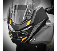 Az Graphishop - Adhesivo frontal compatible con Honda XL750 Transalp 2025, protección contra golpes y arañazos, fabricado en Italia ADF-TRA-25 (Deep Mud Gray)