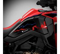 Az Graphishop - Adhesivos laterales para depósito de resina 3D compatibles con Honda Africa Twin CRF 1100 L 2025, protección contra golpes y arañazos, accesorios para moto, fabricados en Italia FM
