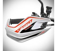 Az Graphishop - Adhesivos para paramanos de resina 3D, compatibles con KTM 1390 Super Adventure S 2025-2026, protección contra golpes y arañazos, accesorios para moto, fabricados en Italia APA-1390SAS
