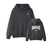 AZ Sudadera con Capucha Towards The Light de Concierto de 2024 Sudadera con Capucha de Apoyo Merch Sudadera con Capucha de Contton Sudadera Estilo Estrella(A Gray- Fleece,XXL)