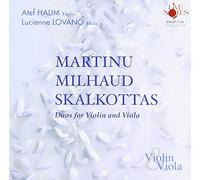 ãƒžãƒ«ãƒ†ã‚£ãƒŒãƒ¼ï¼š3ã¤ã®ãƒžãƒ‰ãƒªã‚¬ãƒ«ã€ãƒ´ã‚¡ã‚¤ã‚ªãƒªãƒ³ã¨ãƒ´ã‚£ã‚ªãƒ©ã®ãŸã‚ã®äºŒé‡å¥æ›²第2ç•ªï¼› ãƒŸãƒ¨ãƒ¼ï¼šãƒ´ã‚¡ã‚¤ã‚ªãƒªãƒ³ã¨ãƒ´ã‚£ã‚ªãƒ©ã®ãŸã‚ã®ã‚½ãƒŠãƒãƒï¼› ã‚¹ã‚«ãƒ«ã‚³ãƒƒã‚¿ã‚¹ï¼šãƒ´ã‚¡ã‚¤ã‚ªãƒªãƒ³ã¨ãƒ´ã‚£ã‚ªãƒ©ã®ãŸã‚ã®äºŒé‡å¥æ›²