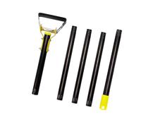 Azada de acero inoxidable con agarre ergonómico para un deshierbe eficiente en el jardín y cultivo del suelo, azada manual de deshierbe