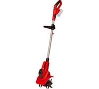 Einhell Motoazada con batería, 18 V, Iones de Li, regulación de Velocidad, Cuchilla escarificadora, Agarre Adicional, sin batería ni Cargador, Color Rojo/Negro