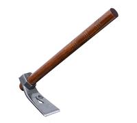 Azada de jardín de 16 Pulgadas, Mini azada de acción para aflojar la Tierra y desherbar, Clavos golpeables y Removibles, Mango Largo, Herramienta de jardinería Manual (B, One Size)