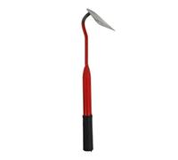 Azada de Mano para Jardinería, Deshierbe Preciso, Acero | Moldeado Integral, para Macetas, Carbono Tratado a Alta Temperatura, Roja, Flores y Mantenimiento
