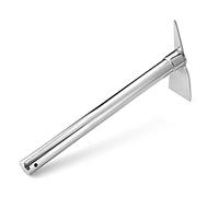 Azada pequeña，Azada de jardín Hoe Pointed Hoes Picks Hoe-pick Hoe-Rake Archaeological Fertilization Garden Cultivating Weeding Gardening Tools Farming Agricultural digging(Hoe+pick)