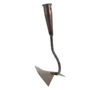 Azada Triangular de Acero Plata para Cavar, Aflojar Tierra y Deshierbar