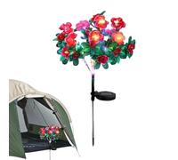 Azalea Flower - Luz solar para jardín, luz de de flores, luces solares de flores, luces de alimentadas para patio, césped, patio, decoración de jardín