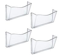 Azar Displays 250025 Archivador de Pared Transparente de un Solo Bolsillo con Montaje, Legal(Screw Mount)