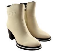 Azarey - Botas de tacón con Cierre de Cremallera 978430 Sintético Mujer Color: Hielo Talla: 37