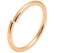 AZARIO LONDON Aro de nariz de oro macizo de 14 quilates, calibre 16, sin costuras, aro de nariz pequeño, joyería de piercing, Oro rosa de 14 quilates, No es una piedra preciosa