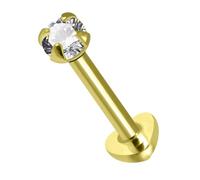 AZARIO LONDON Juego de garras redondas de plata de ley 925 con rosca interna de calibre 16, base de corazón, labio, labio, piercing de barra para tragus, caracola, hélice, labret, 10mm Length : 1.5mm