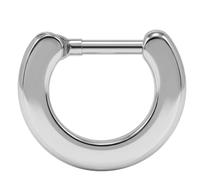 AZARIO LONDON Mini aro liso para tabique o cartílago, acero y nariz, joyería para el cuerpo, 16 Gauge ( 1.2mm ), Latón, No es una piedra preciosa