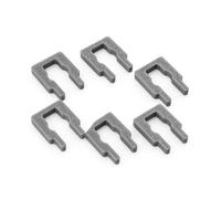 Azarton 6 clips de repuesto para lavavajillas compatibles con Miele G3xx, pieza compatible con 09759810 09759811 1107900, fijación de guía de cesta