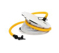 Azarton Bomba de pie Manual de 9 Pulgadas para Botes inflables y Kayaks, Bomba de Aire de Doble acción con Adaptador HR y Manguera de Aire de 5 pies, construcción de plástico, para inflar y desinflar