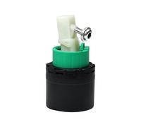 Azarton cartucho cerámico de repuesto para grifo, cartucho monomando de un orificio compatible con Hansgrohe M3/M2, pieza de reparación de metal y PVC para lavabo de cocina y baño