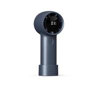 Azarton ventilador portátil con pantalla digital, mini ventilador de mano con batería de 3000 mAh, ajustable con modo sobremesa para viajes, senderismo y camping
