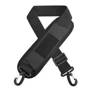 Azarxis Correa de Hombro Ajustable Correa con Gancho Giratorio de Metal Universal para Bolsa Equipaje, Computadora, Bolsa Ordenador, Cámara (Negro, 38mm)