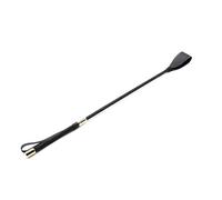 Azatemgo Fusta Fusta Inglesa con Mango 45 cm Fusta de Cuero Sintético
