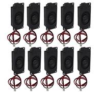 AZDelivery 10 Piezas Mini 3 vatios 8 ohmios portátil Mini Altavoz con JST-PH2.0 mm Pin Interfaz para proyectos electrónicos de Bricolaje Incluyendo e-Book