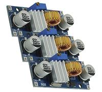 AZDelivery 3 pcs Conversor de Voltaje 5A 8-36V a 1.25-32V XL4015 Compatible con Arduino con E-Book Incluido!