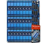 AZDelivery 3 x 16 Canales Modulo Rele 12V con Optoacoplador Low-Level-Trigger Compatible con Arduino con E-Book Incluido!
