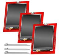 AZDelivery 3 x 2.4 Pulgadas TFT LCD Touch Display Modulo Shield SPI XPT2046 240X320 Pixeles ILI9341 5V 3.3V Compatible con Arduino con E-Book Incluido!