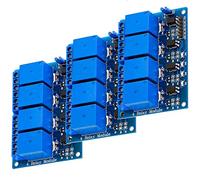 AZDelivery 3 x 4 Canales Modulo Rele 5V con Optoacoplador Low-Level-Trigger Compatible con Arduino con E-Book Incluido!