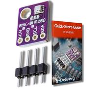 AZDelivery 3 x GY-BME280 Sensor de Temperatura, Humedad y Presion Atmosferica compatible con Arduino y Raspberry Pi con E-Book incluido!