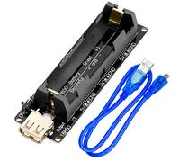 AZDelivery 5 pcs 18650 Battery Shield Expansion V3 Puerto Micro USB Bateria Shield Incluido Cable USB Compatible con Arduino con E-Book Incluido!