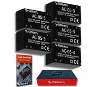 AZDelivery 5 x 220V a 5V Mini Modulo Fuente de alimentacion Compatible con Raspberry Pi con E-Book Incluido!