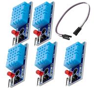 AZDelivery 5 x DHT11 Breakout Modulo Sensor de Temperatura y Humedad con Placa y Cable Compatible con Arduino con E-Book Incluido!